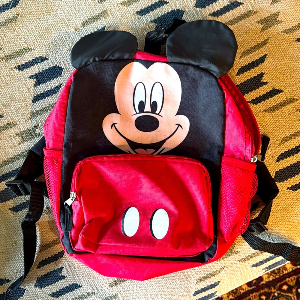 Mickey Mouse toddler backpack!